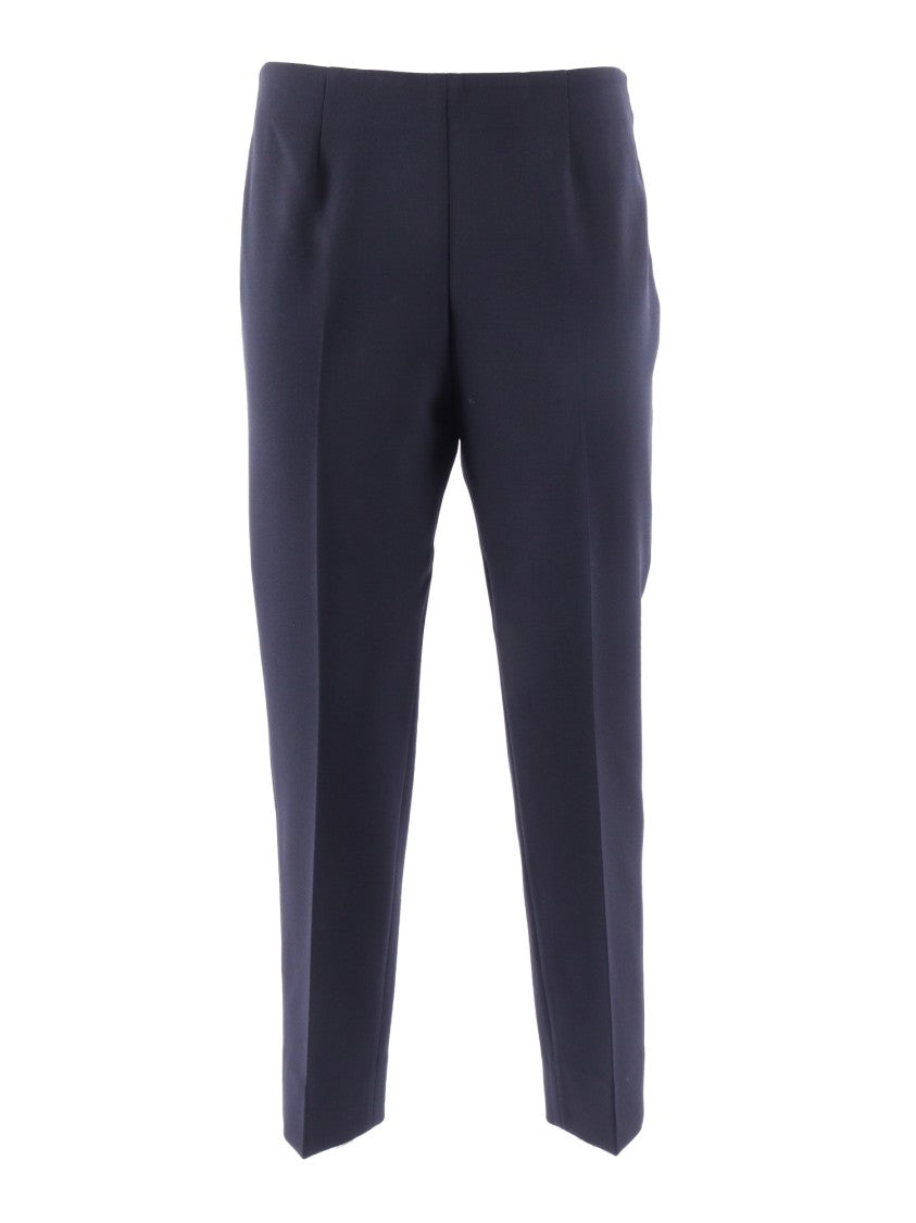 Peserico Slim-Fit Tailored Trousers With Side Zipper Closure
