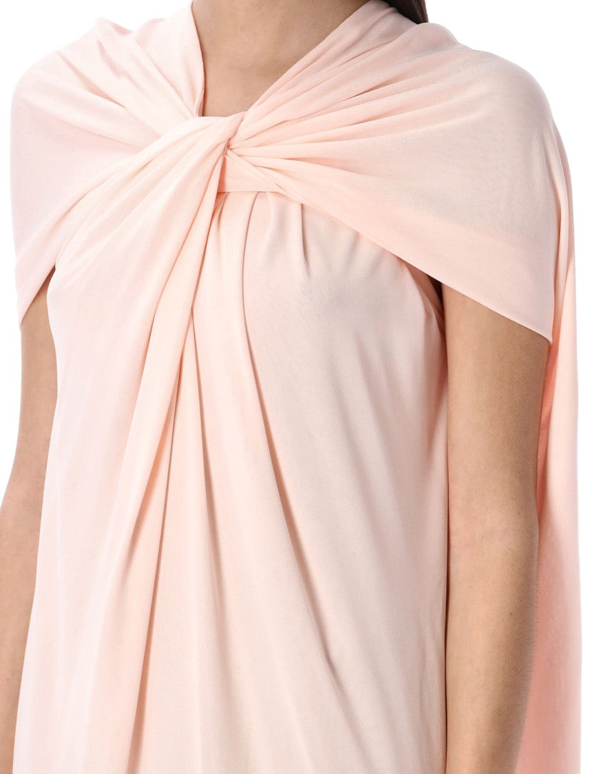 Jil Sander Knot Collar Long Gown