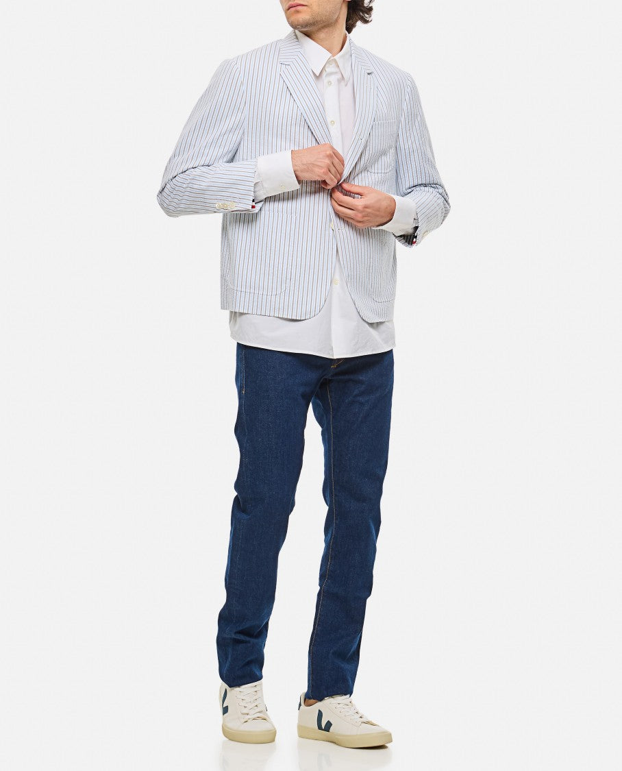Thom Browne Cotton Seersucker Jacket
