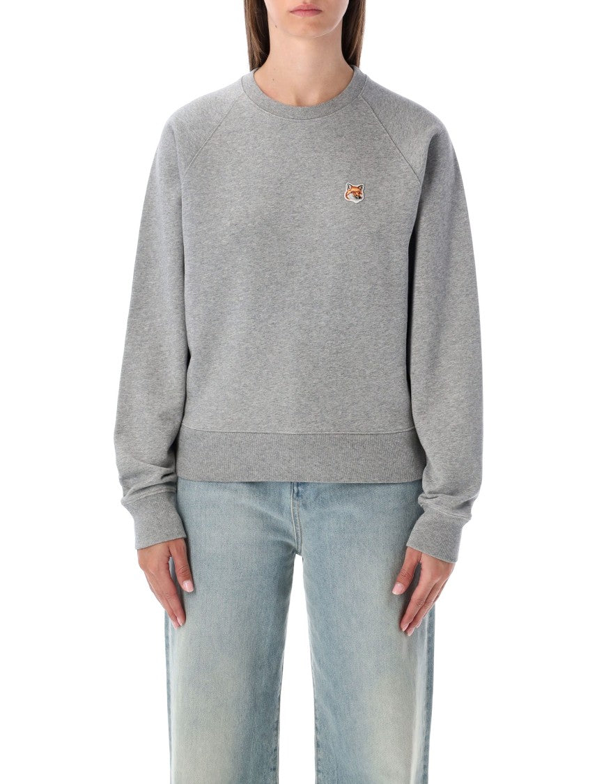 Maison Kitsuné Fox Head Patch Adjusted Sweatshirt