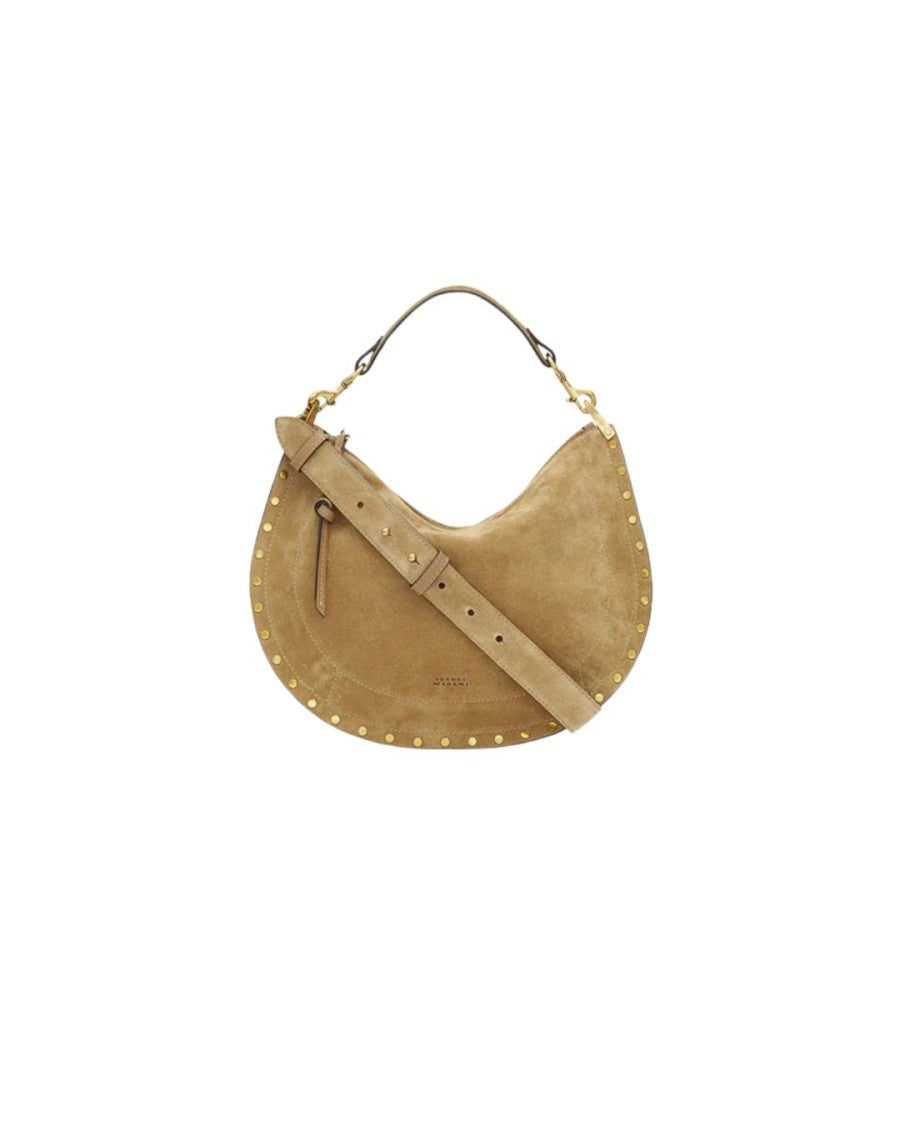 Isabel Marant Oskan Soft Zipped Bag In Suede Calfskin