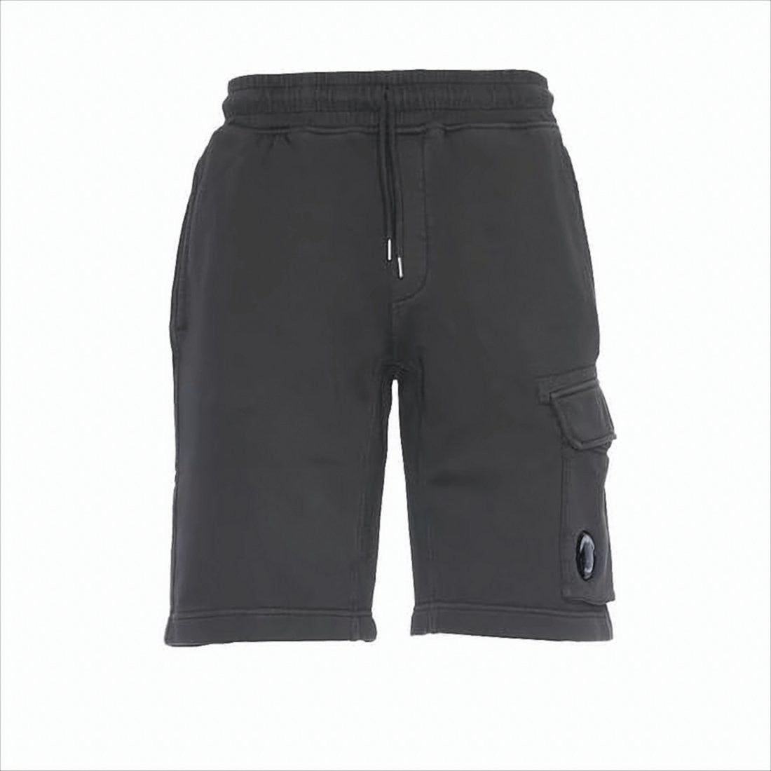 C.P. Company Relaxed-Fit Black Cargo Shorts With Drawstring Waist