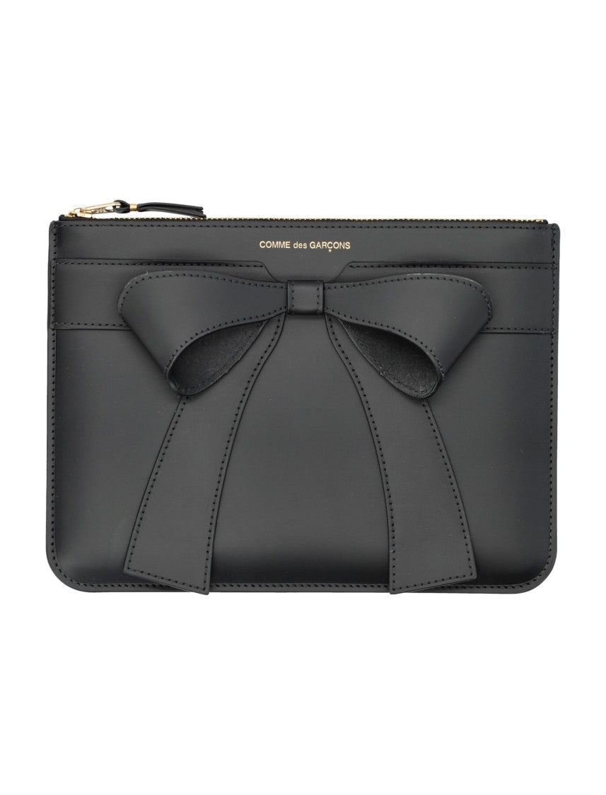 Comme Des Garçons Rectangular Matte Finish Pouch