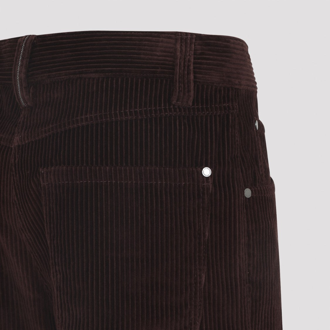 Brunello Cucinelli Flared Brown Trousers With High Waist
