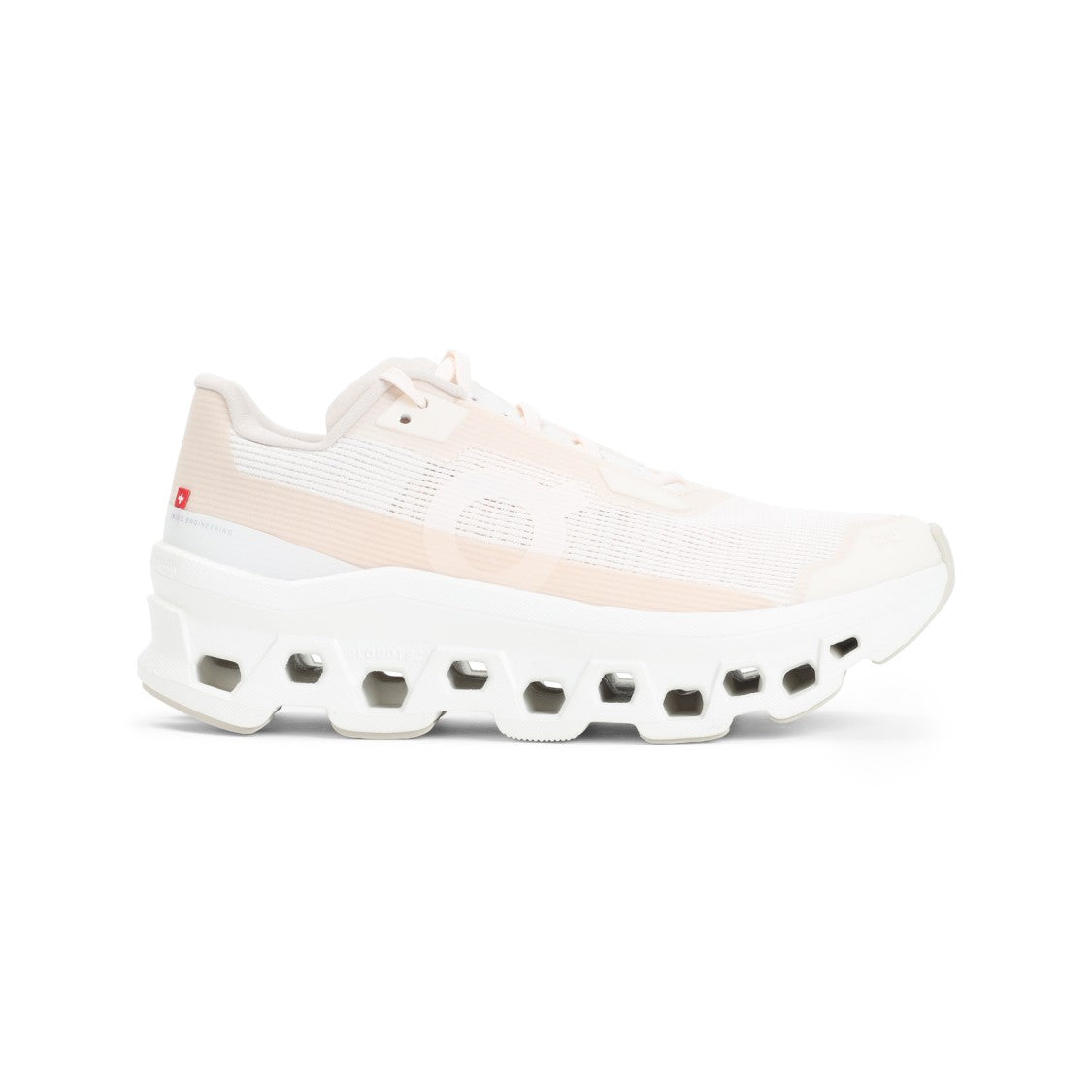 On Dew Ivory White Textile Cloudmonster Void Sneakers