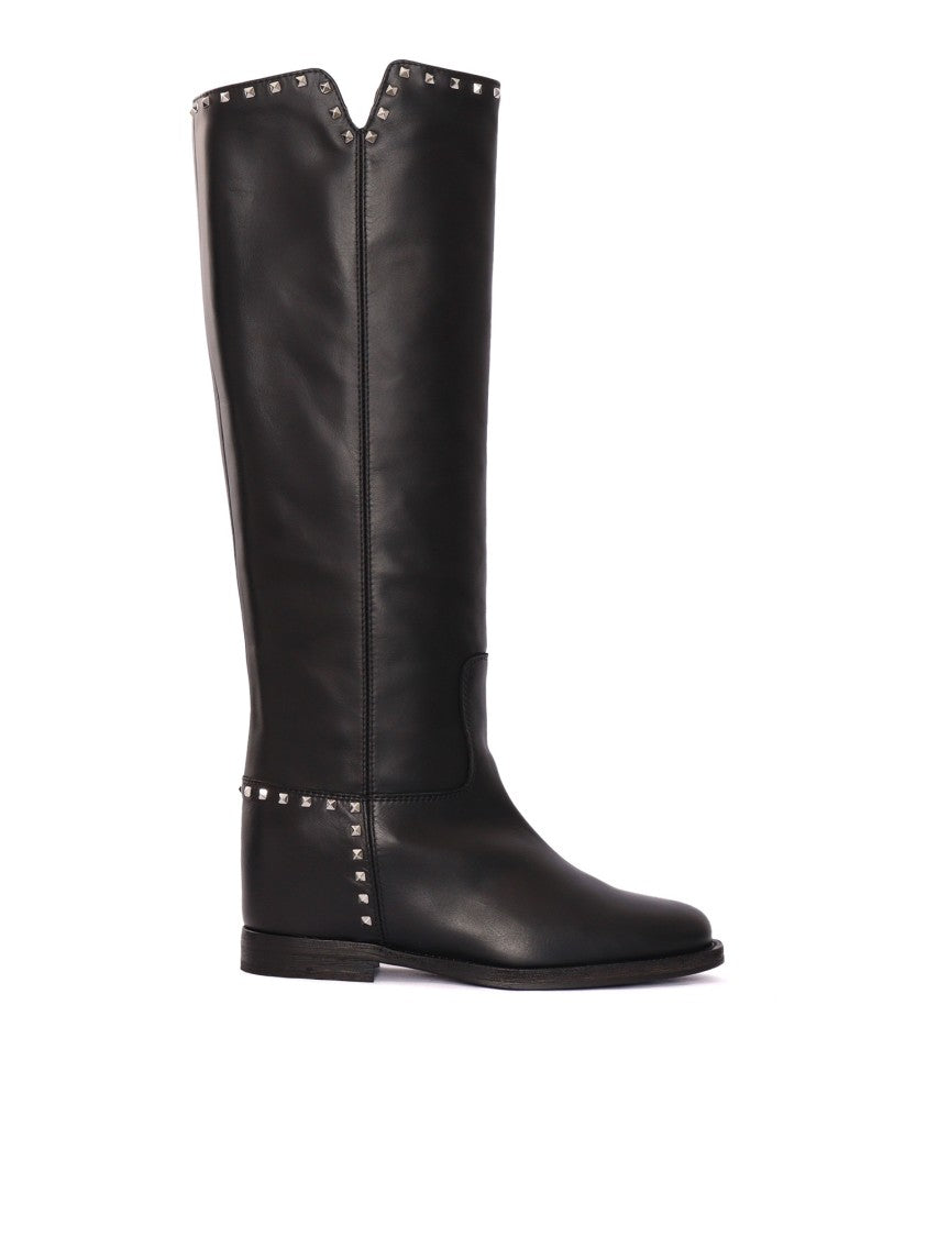Via Roma 15 Split Boot With Pyramid Edges