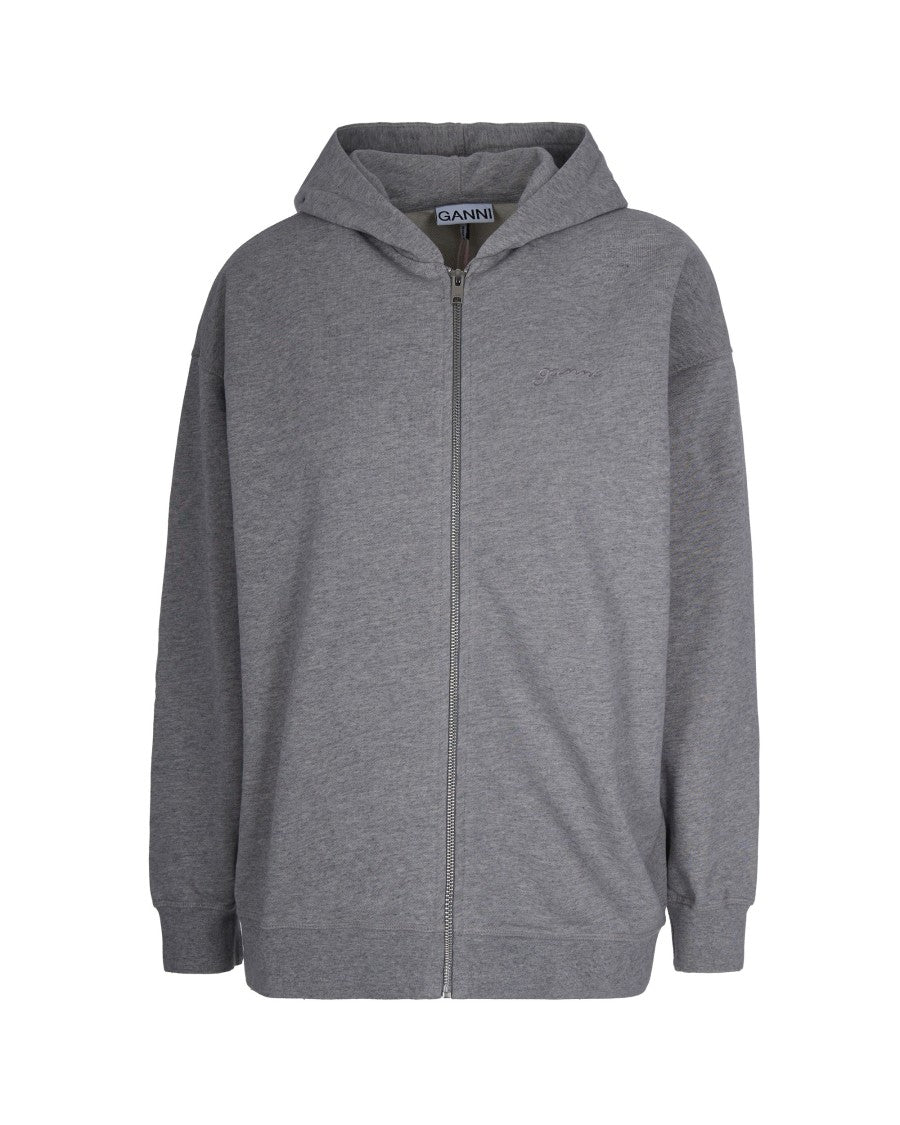 Ganni Teddy Paloma Melange Sweatshirt