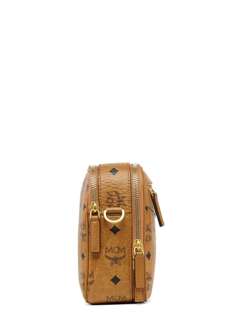 Mcm "Diamond Camera" Bag In Visetos