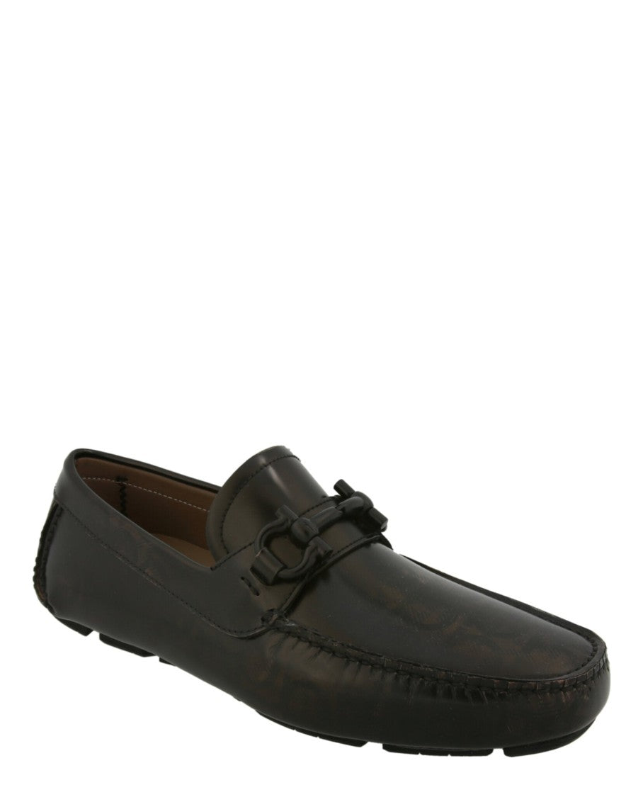 Ferragamo Parigi Leather Drivers