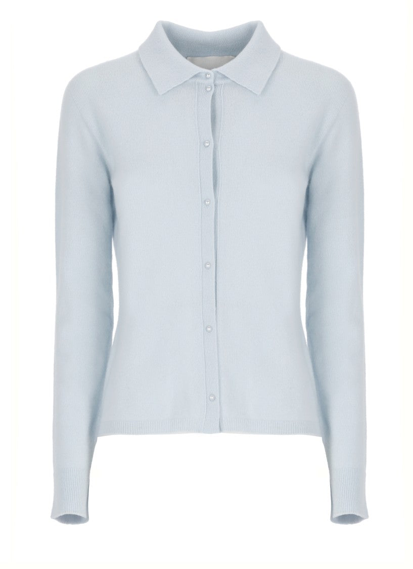 Vanisé Light Blue Cashmere Cardigan