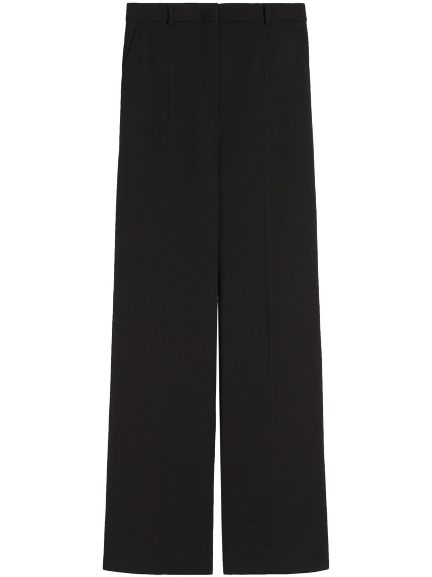Max Mara Wide-Leg High-Waisted Trousers With Tailored Finish