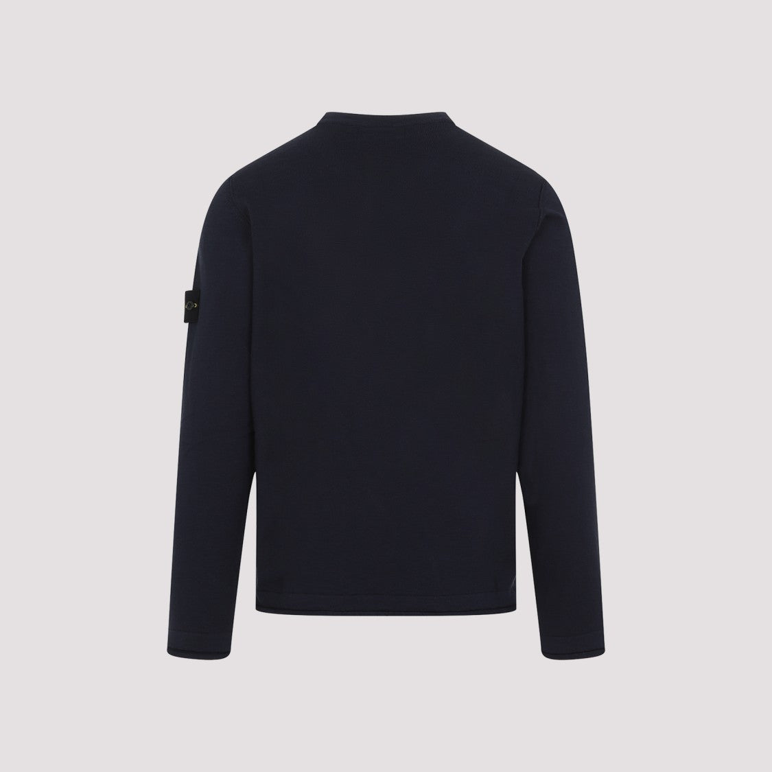 Stone Island Navy Blue Cotton Crew Neck Pullover