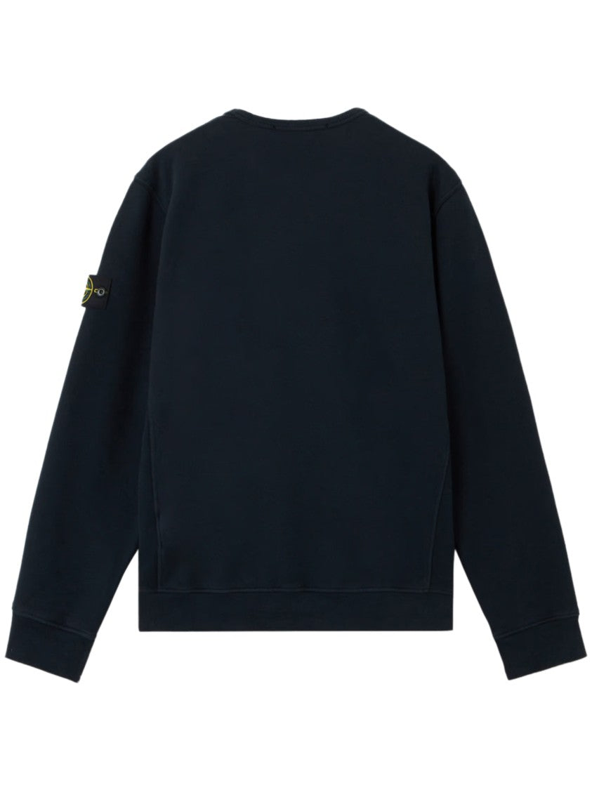 Stone Island Classic White Sweater With Design