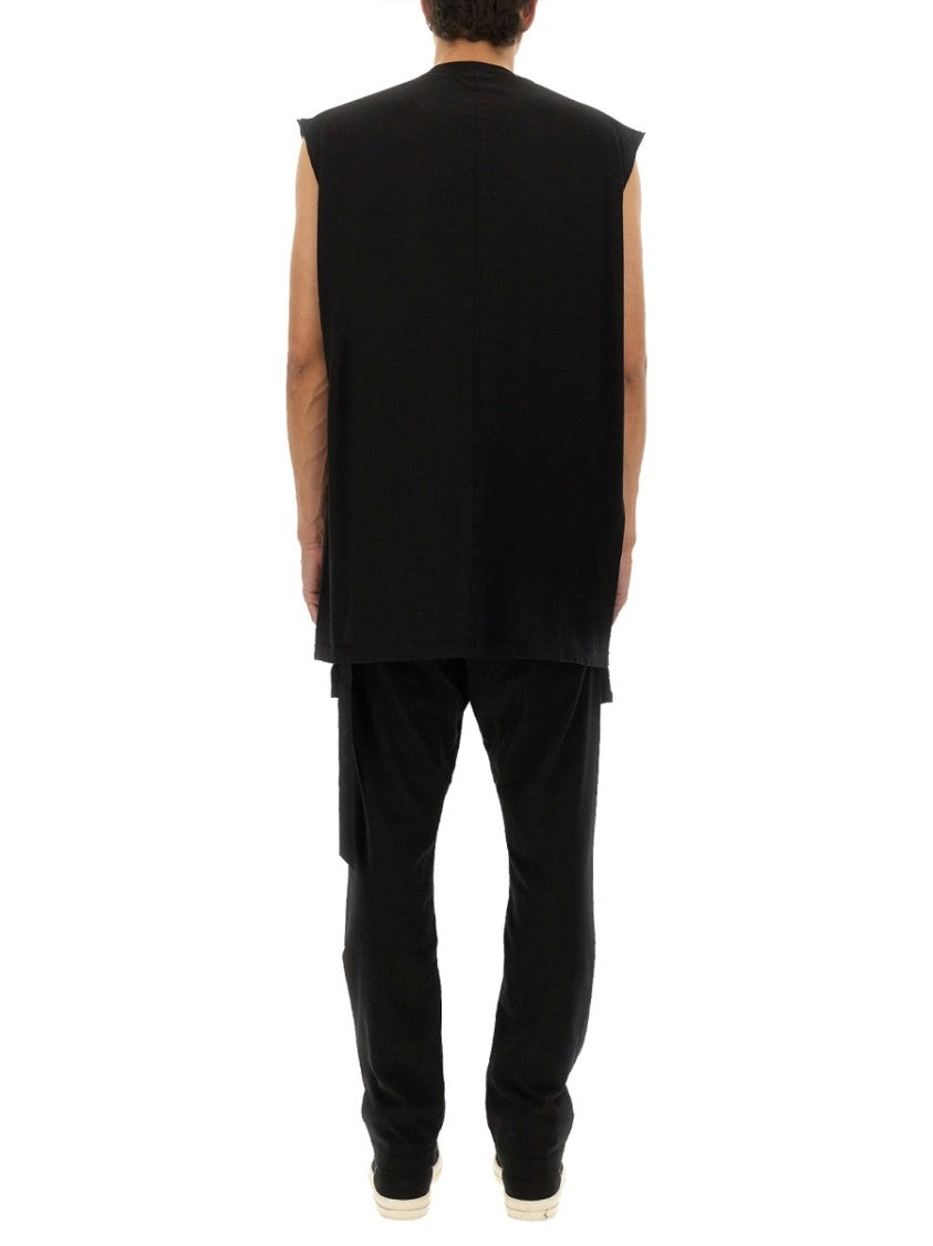 Drkshdw By Rick Owens "Tarp T" Plush T-Shirt