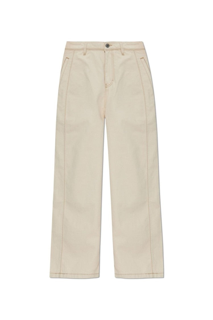Ami Super Wide Leg Jeans With Relaxed Fit And Timeless Appeal