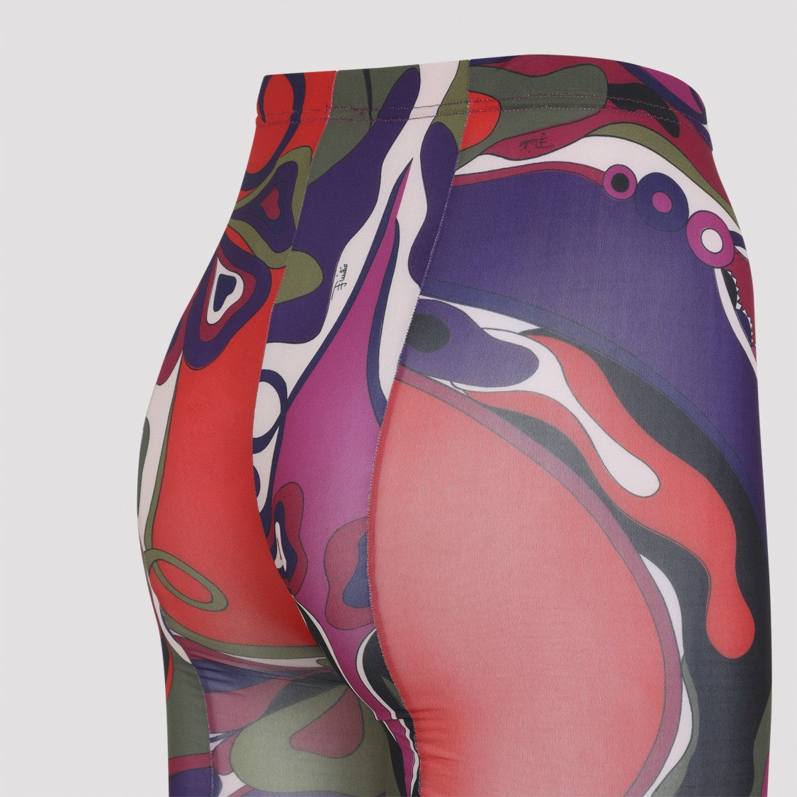 Pucci High-Rise Slim Fit Tights With Artistic Multicolor Print