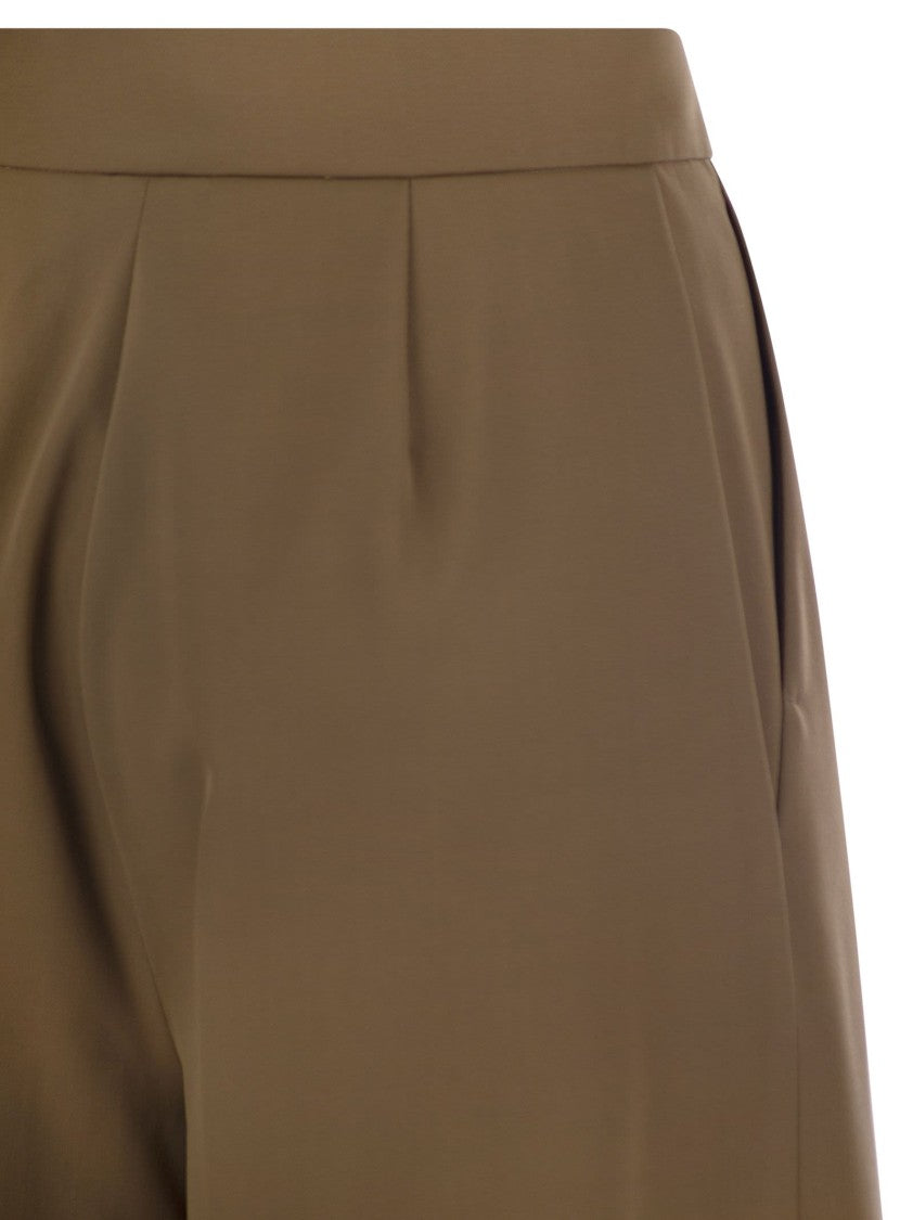 Max Mara Ninfa - Wool Gabardine Trousers