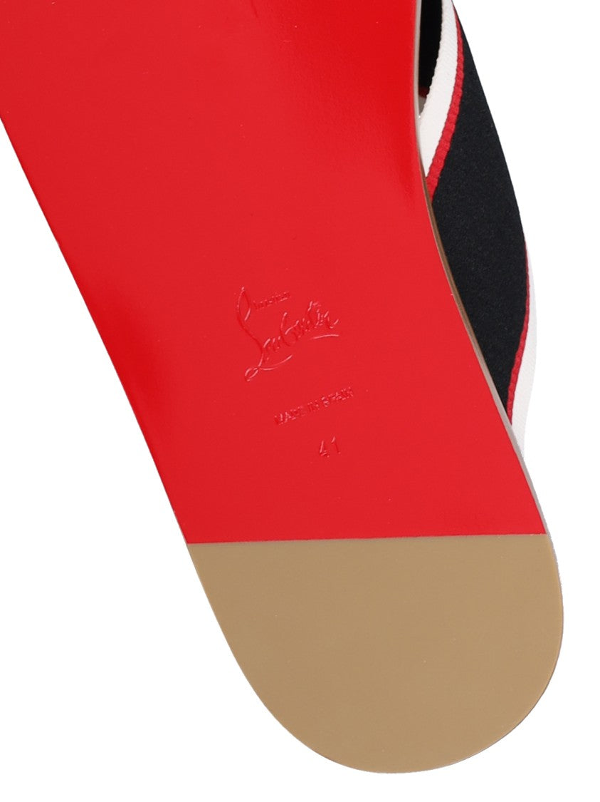 Christian Louboutin "Hot Cross" Slippers