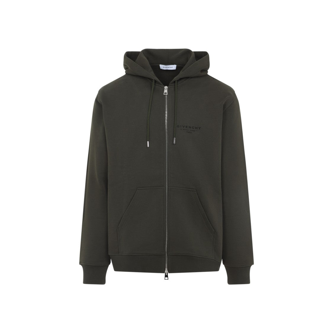 Givenchy Khaki Green Cotton Sweatshirt