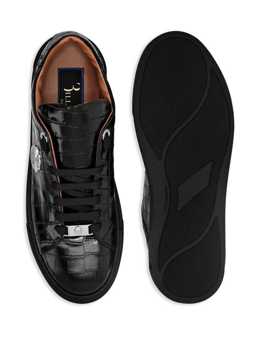 Billionaire Boys Club Logo-Patch Leather Sneakers