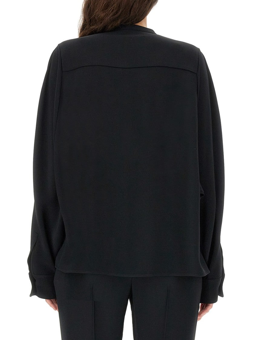 Jil Sander Relaxed-Fit Viscose Blend Shirt With Button Closure