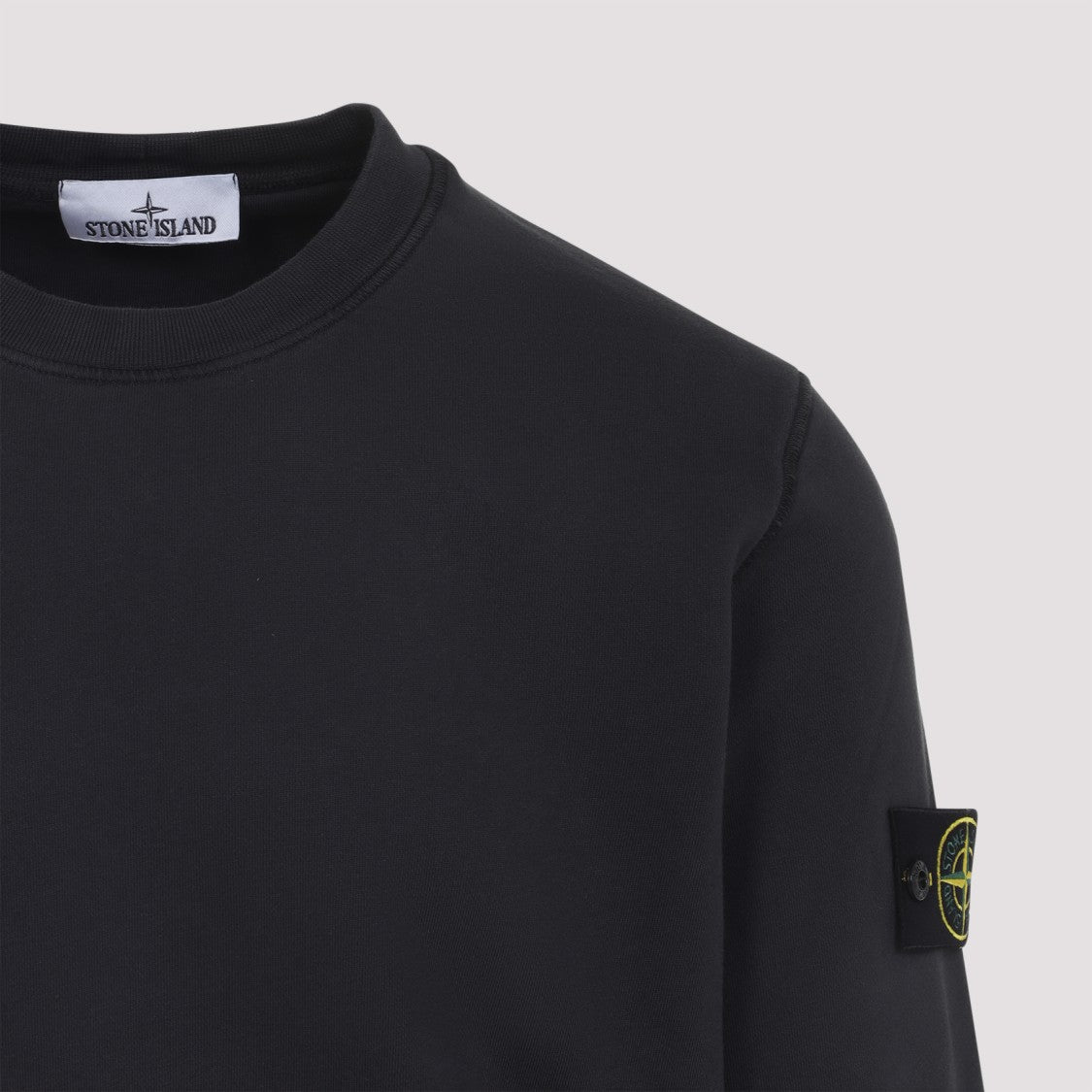 Stone Island Charcoal Cotton Sweatshirt