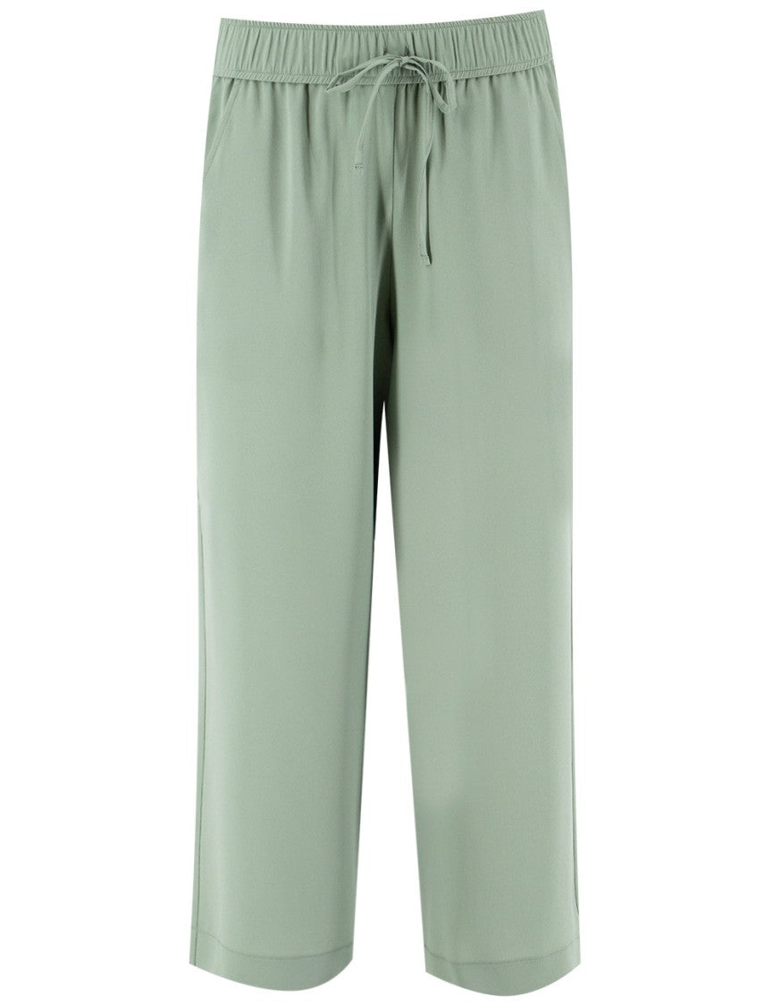 Le Tricot Perugia Loose-Fit Drawstring Trousers With Elastic Waistband
