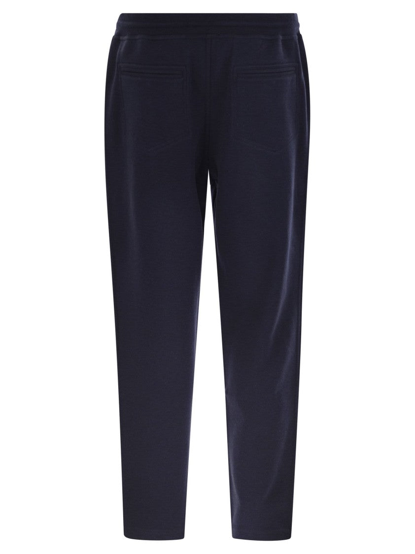 Brunello Cucinelli Sporty Trousers In Cashmere Blend