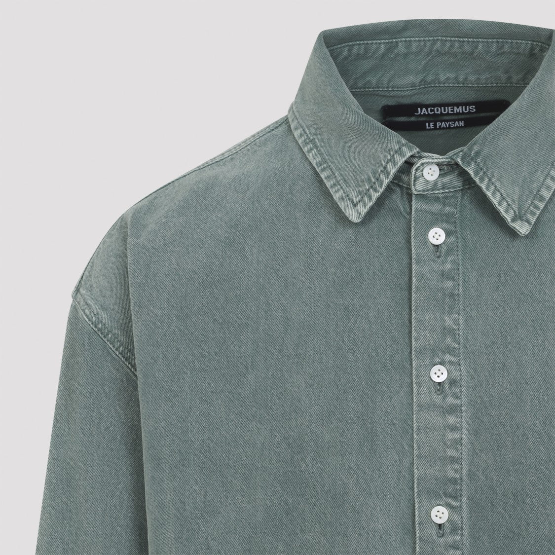 Jacquemus Relaxed-Fit Cotton Shirt With Vintage Texture
