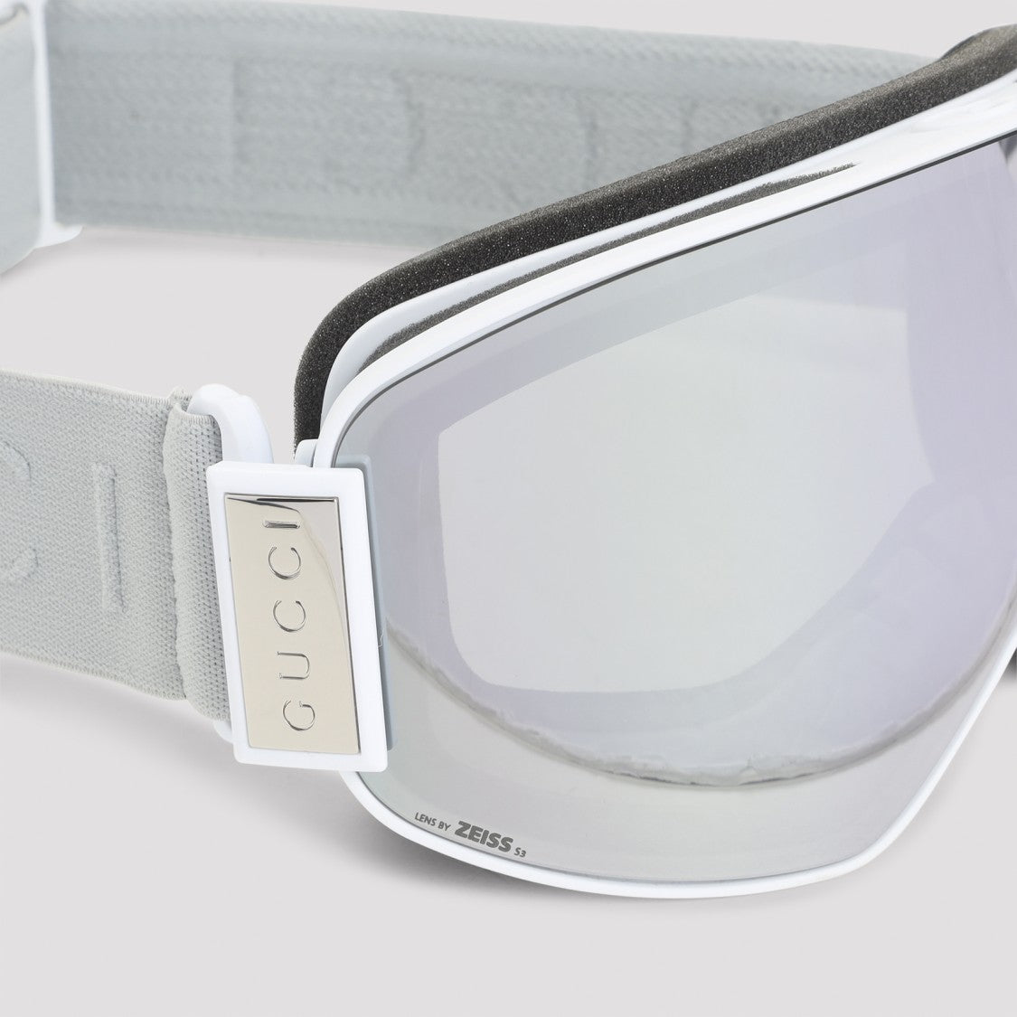 Gucci Reflective Lens Sunglasses With Adjustable Strap And Cushioned Frame