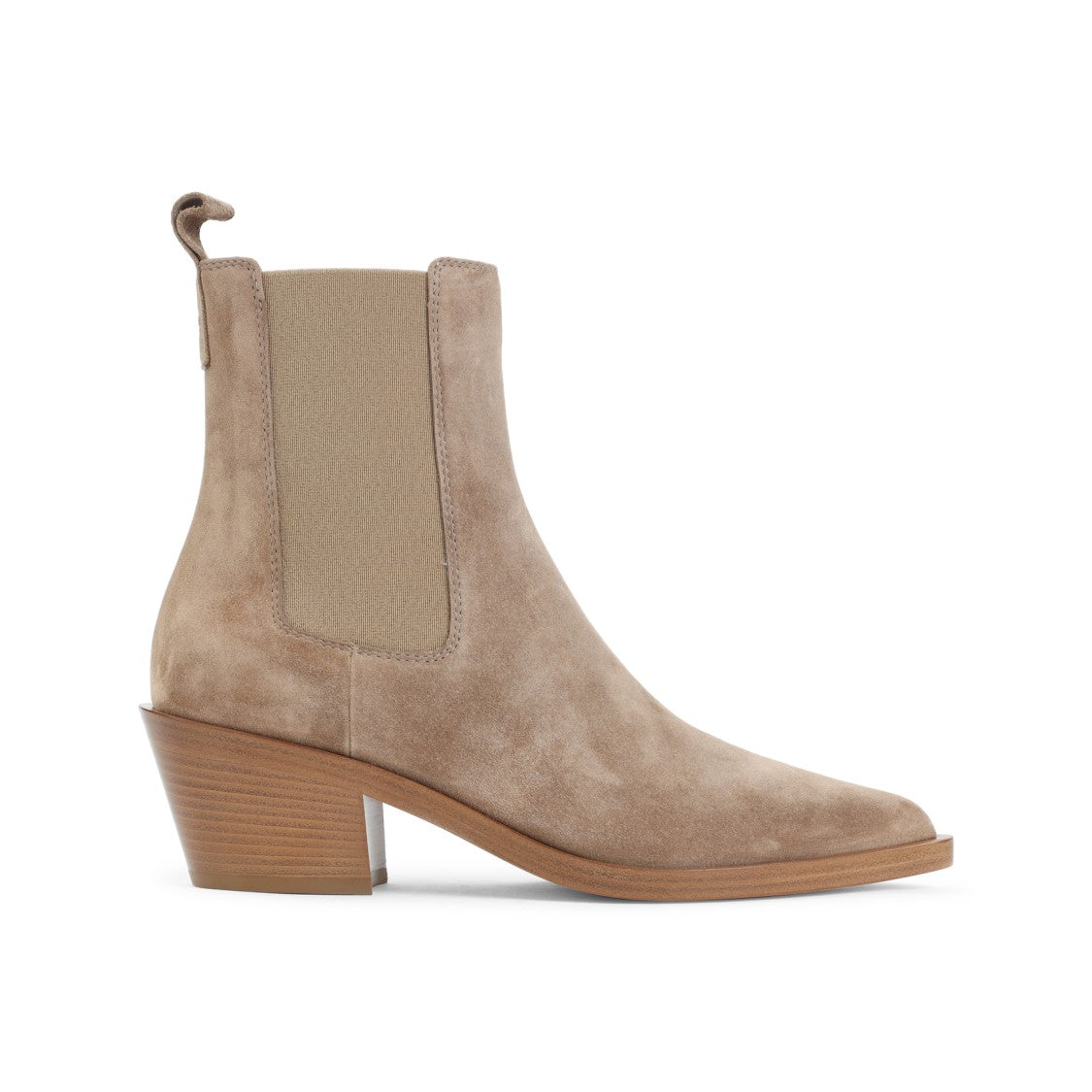 Gianvito Rossi Suede Ankle Boots With 4Cm Heel