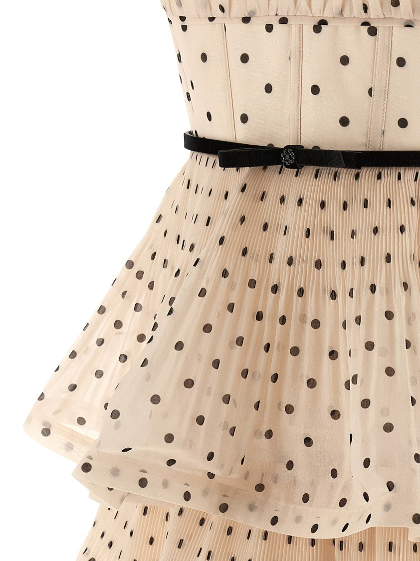 Zimmermann 'Pleated Tiered Midi' Dress