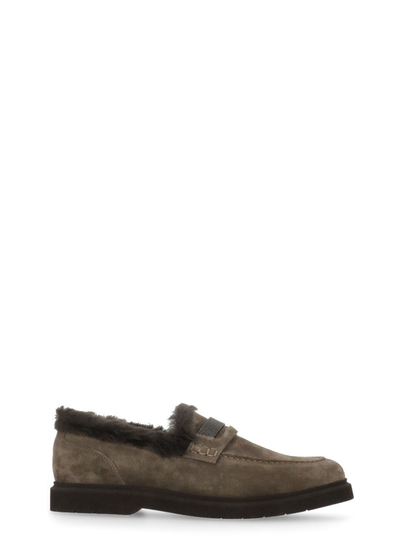 Brunello Cucinelli Leather Loafers