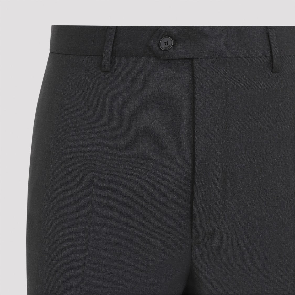 Lanvin Tailored Grey Virgin Wool Trousers
