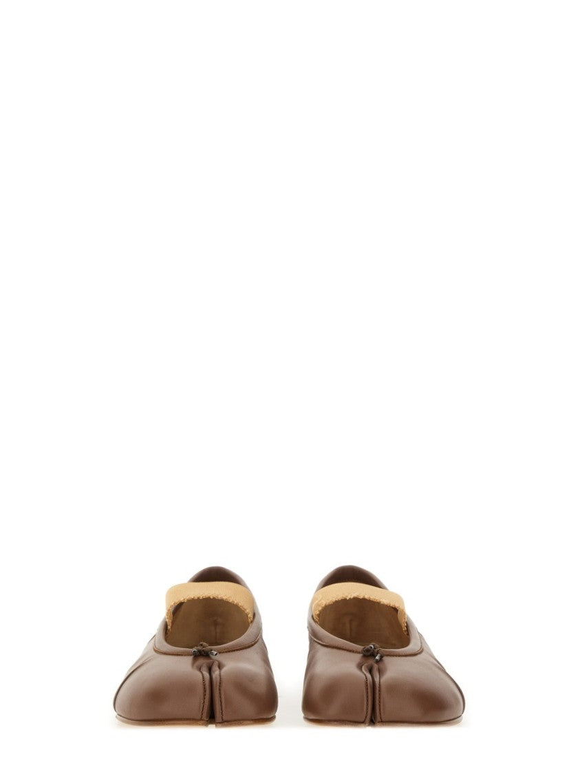 Maison Margiela Tabi Ballerina Flats With Split Toe Design