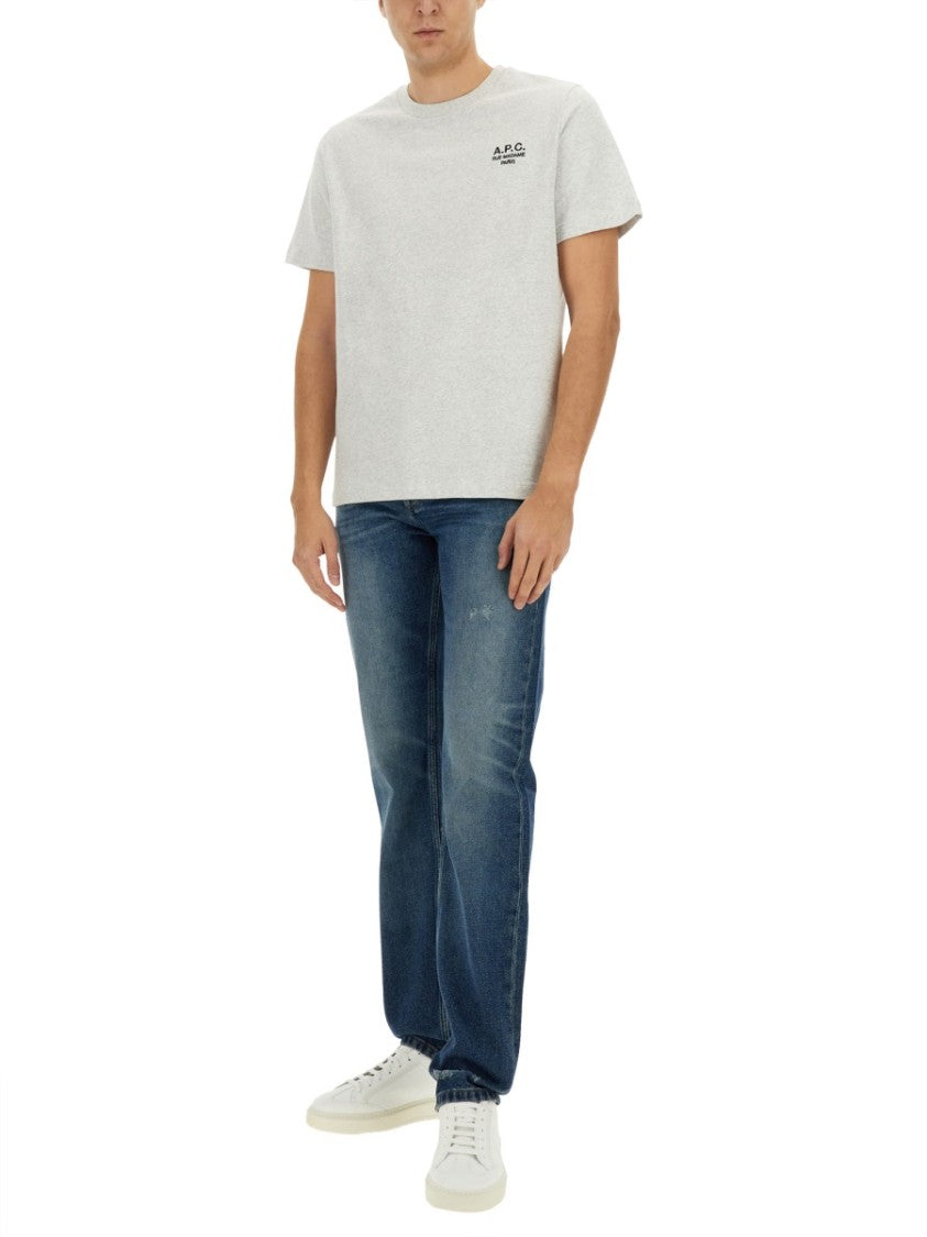 A.P.C. Regular Fit Faded Blue Jeans