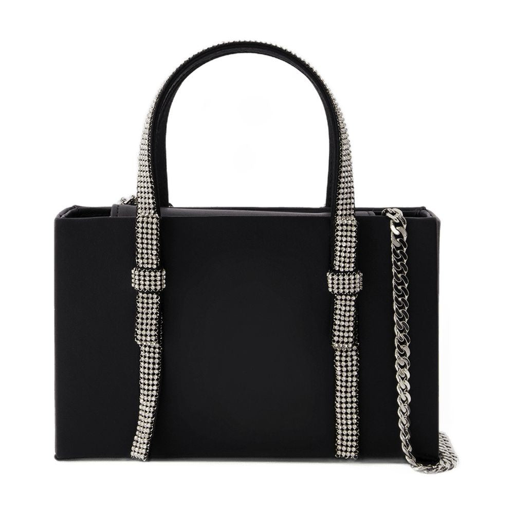 Kara Bow Midi Bag - Leather - Black