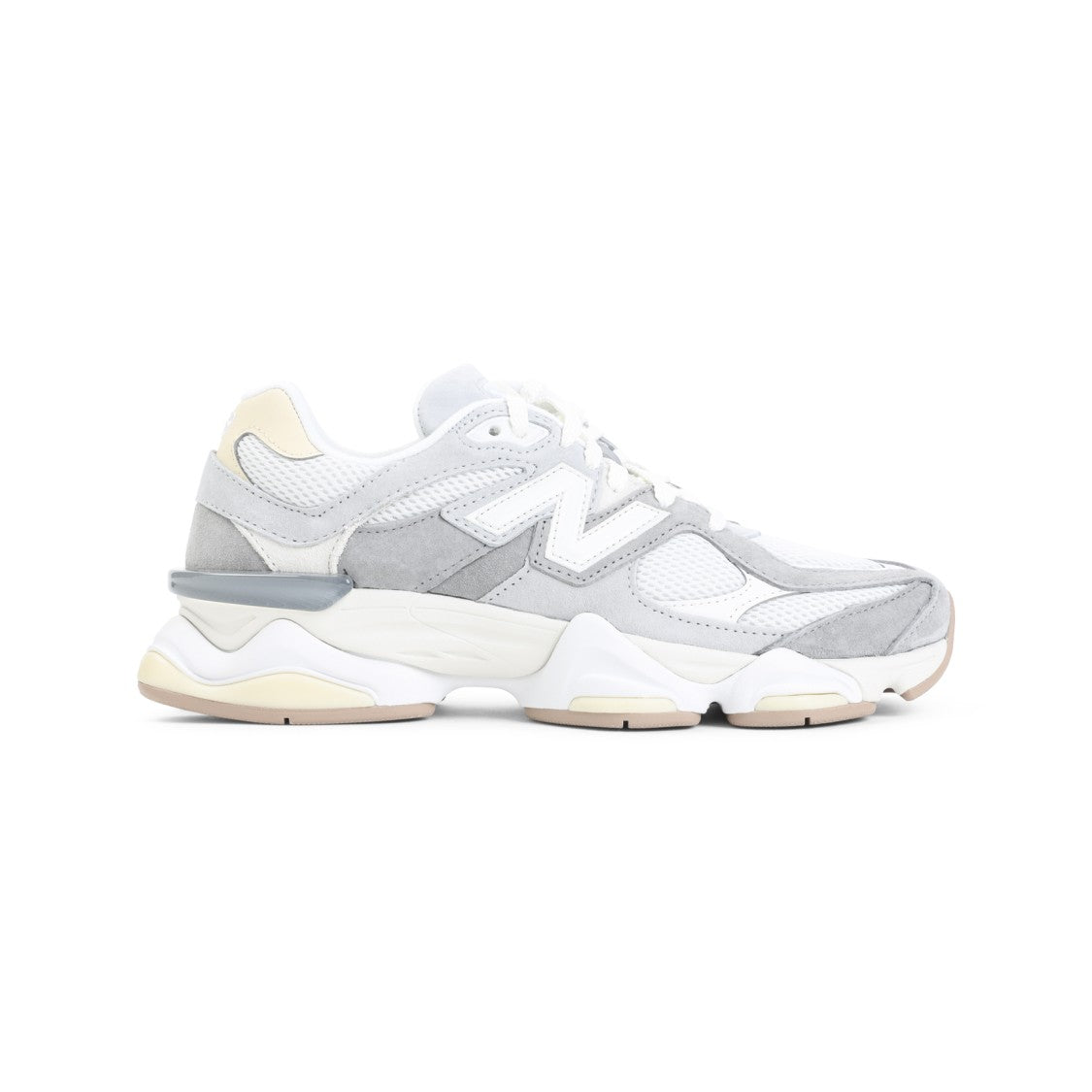 New Balance Layered Design Sneakers With Chunky Sole And Prominent Logo