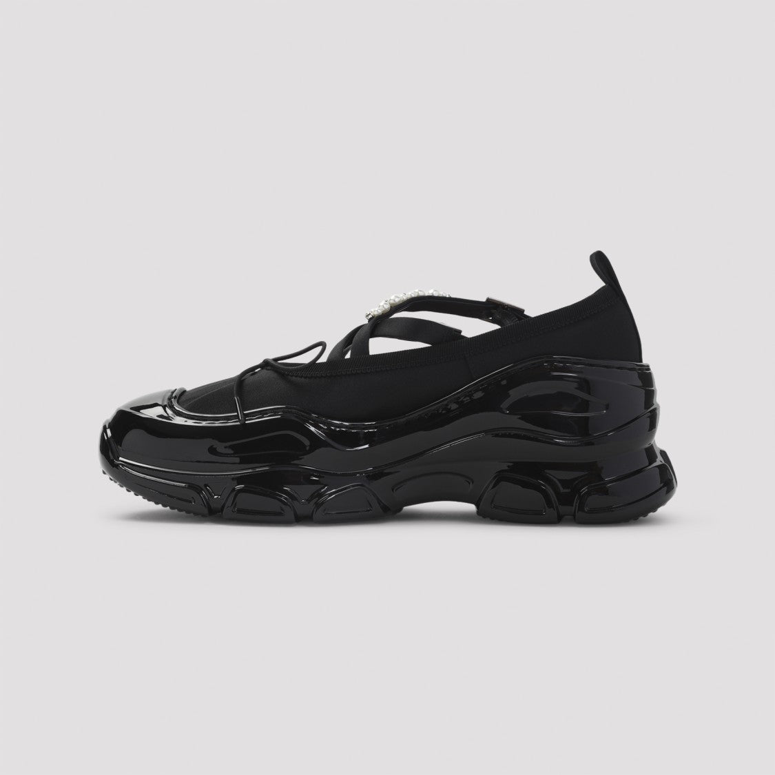 Simone Rocha Classic Criss Cross Tracker Ballerina