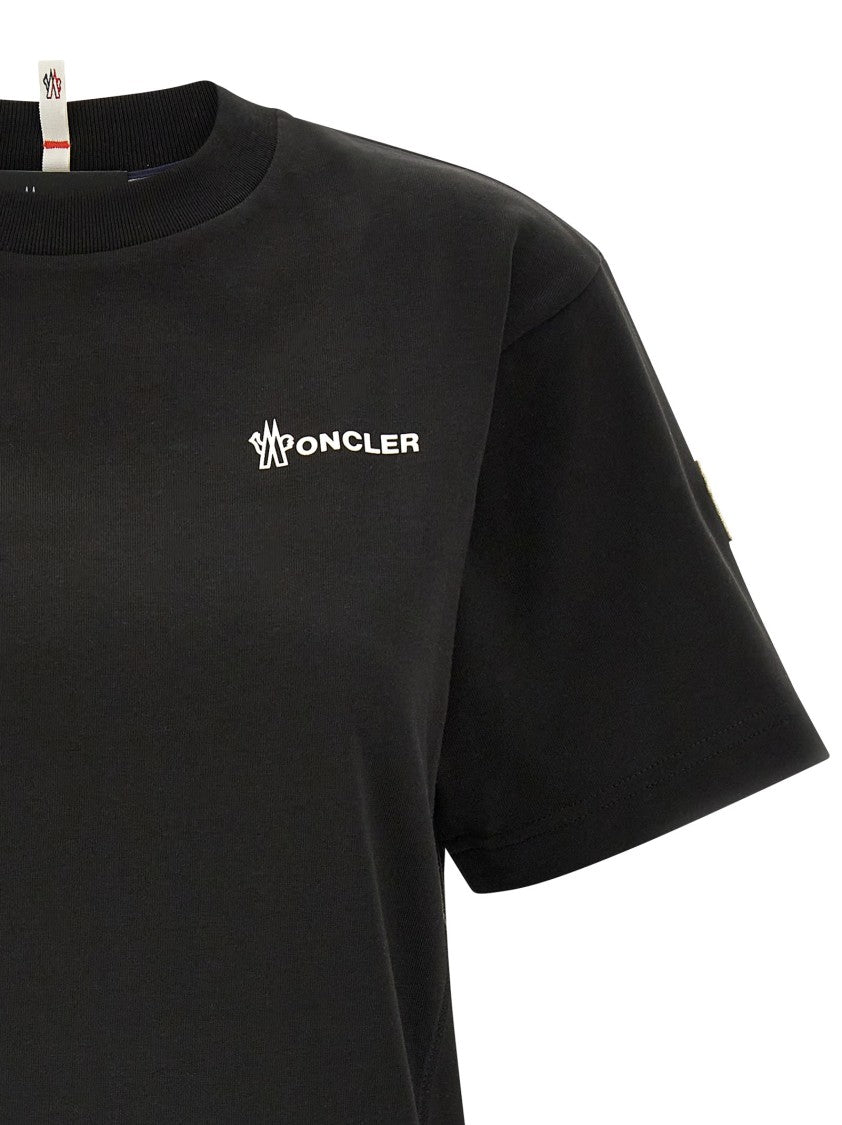 Moncler Grenoble Embossed Logo Cotton Jersey T-Shirt