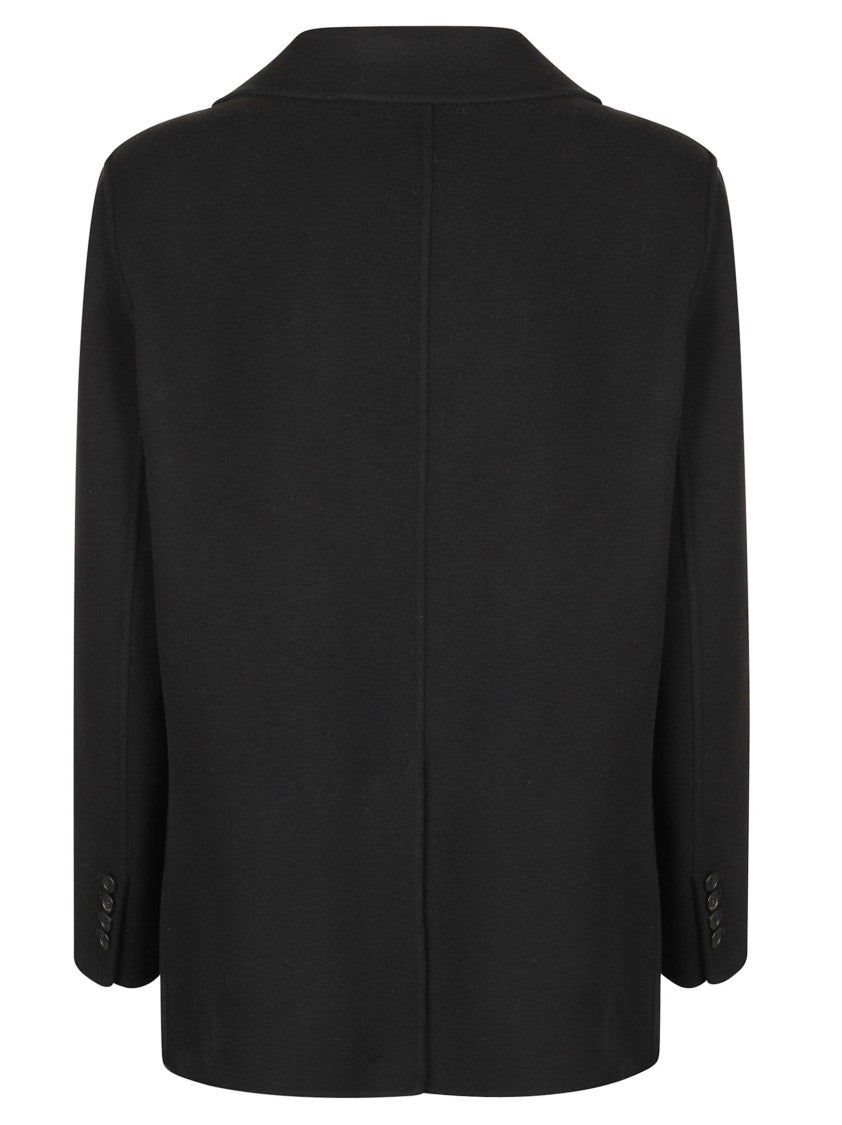 Max Mara Double-Breasted Jacket With Classic Wide Lapel