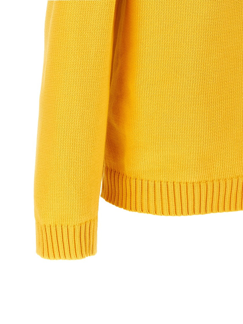 Moschino Crewneck Sweater With 'Smiley' Intarsia Design