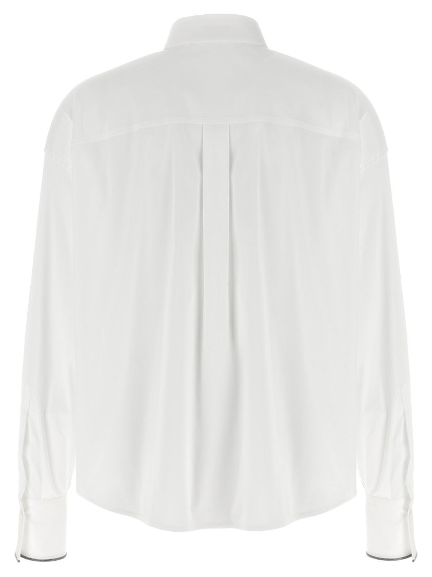 Brunello Cucinelli Stretch Cotton Poplin Shirt