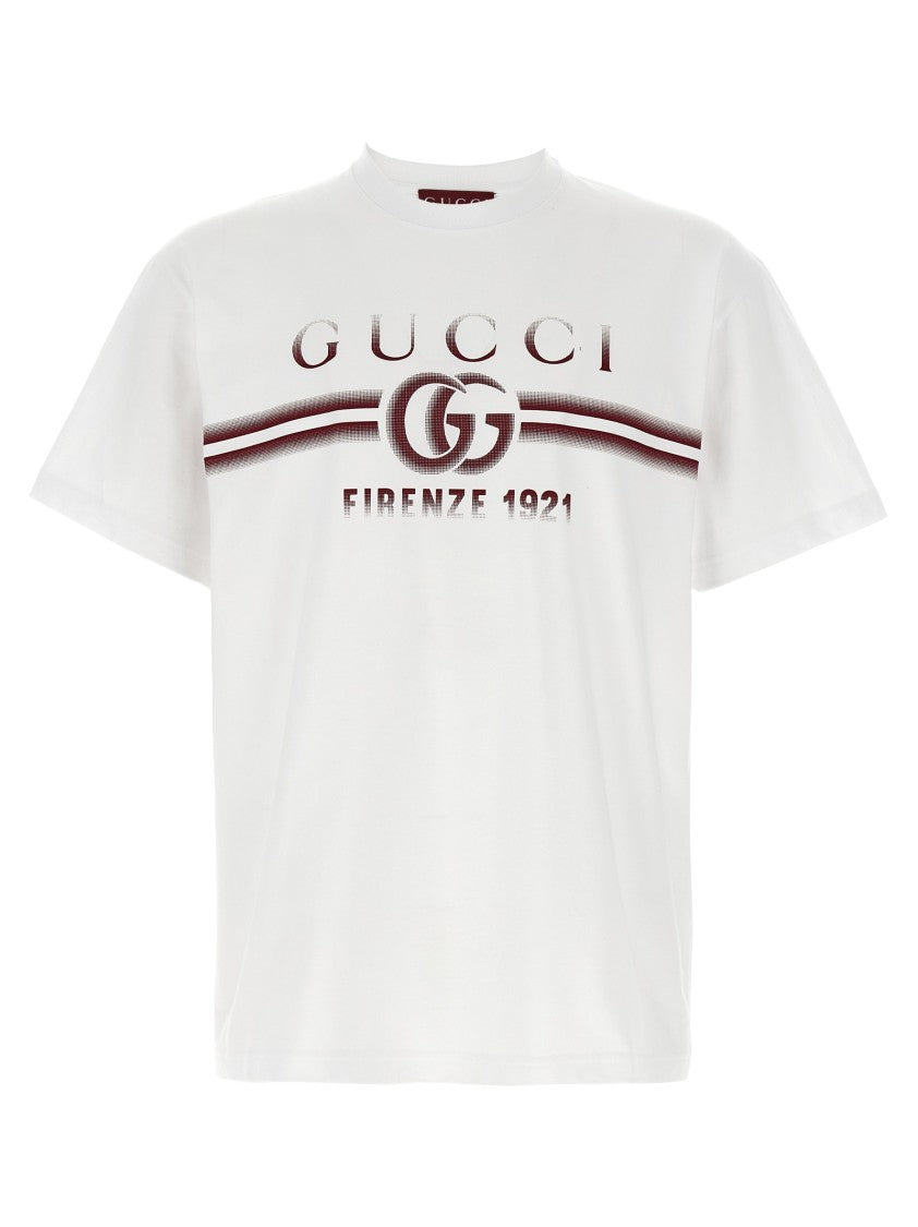 Gucci Cotton Jersey T-Shirt With Faded Graphic Print