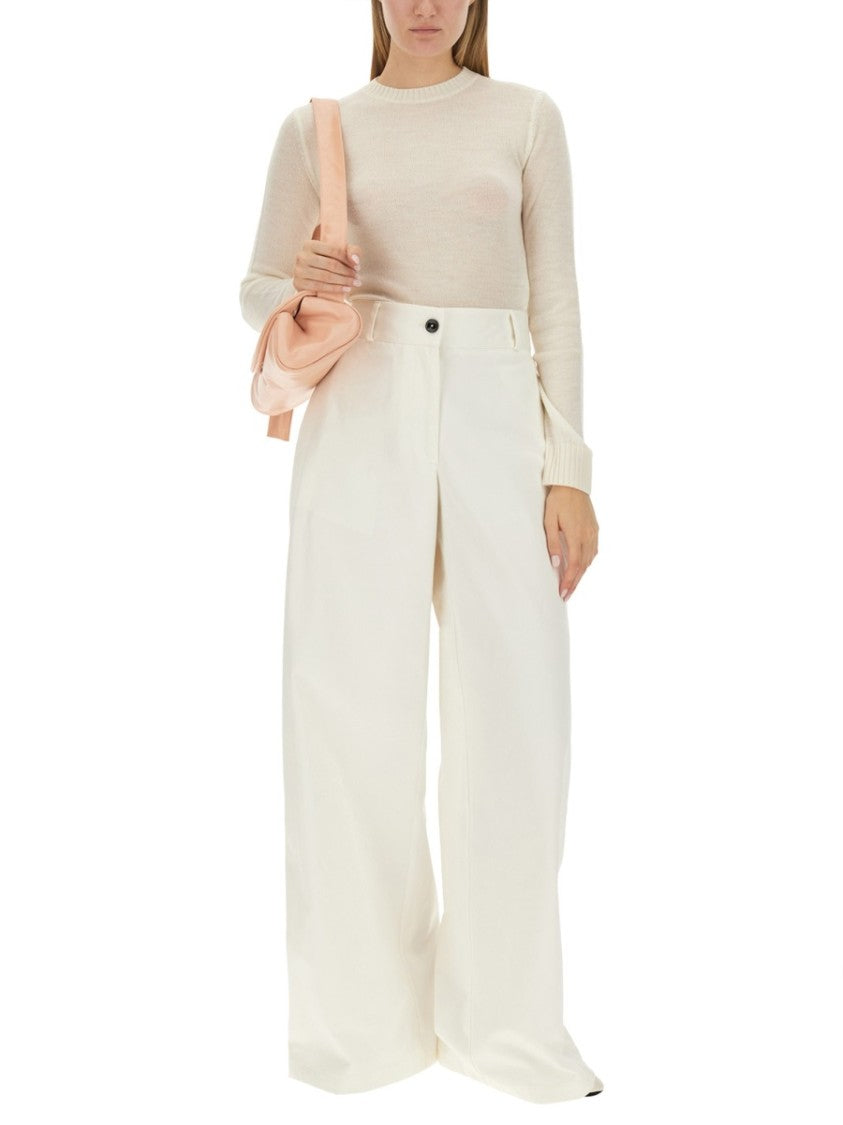 Jil Sander Soft Structured Leather"Cannoli" Shoulder Bag