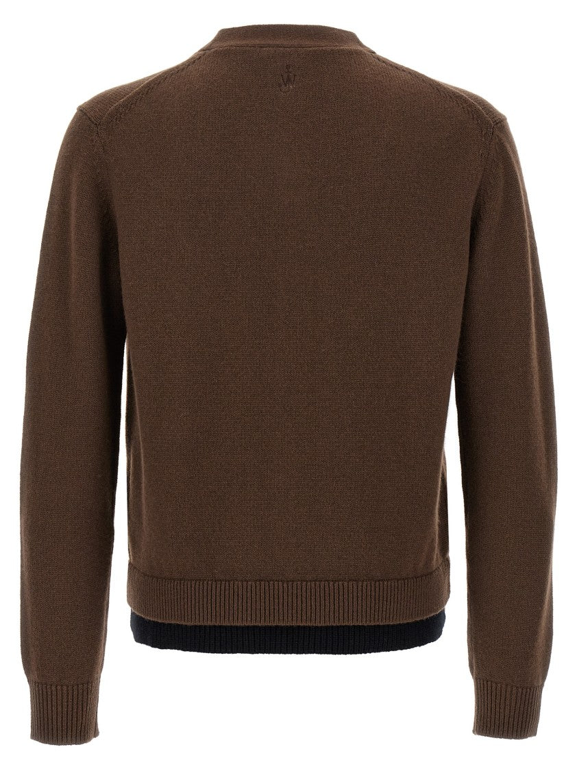 J. W. Anderson 'Contrast Layered' Cardigan
