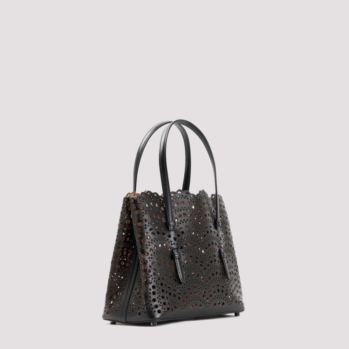 Alaïa Black Calf Leather Mina 25 Bag
