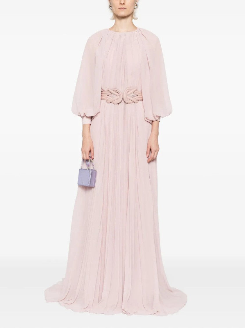 Saiid Kobeisy Pleated Long Dress