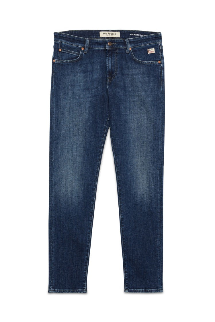 Roy Rogers Slim Fit Rinse-Wash Denim Jeans With Medium Waistband