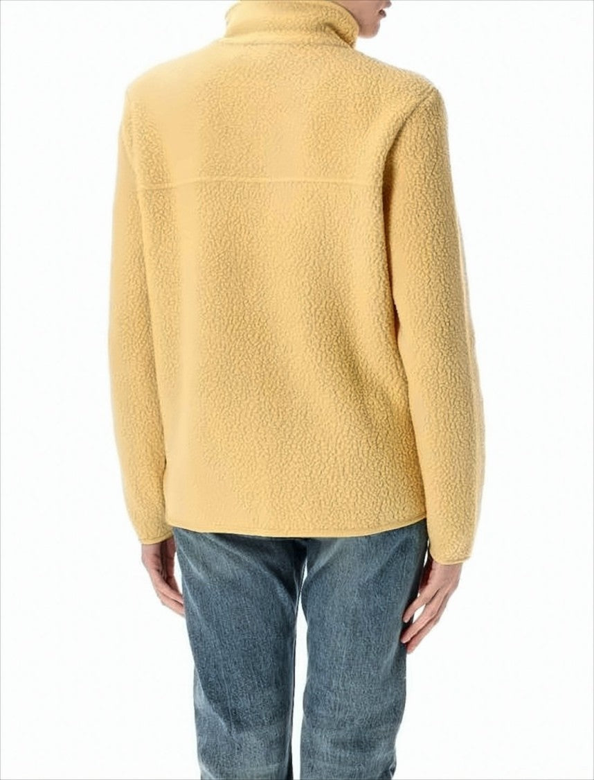 Patagonia Textured Fleece Jacket With Zippered Pockets